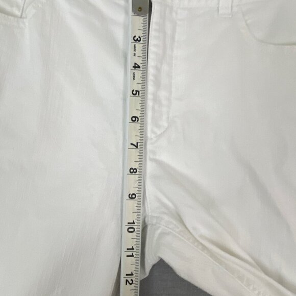 Northern Reflections Town Jeans White Mid Rise Straight Leg Sz 8 Regular - Picture 10 of 12
